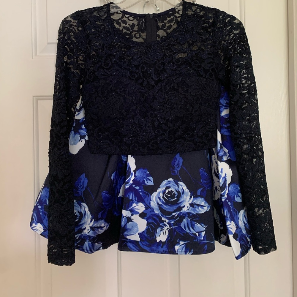 Sequin hearts Navy 2pc dress